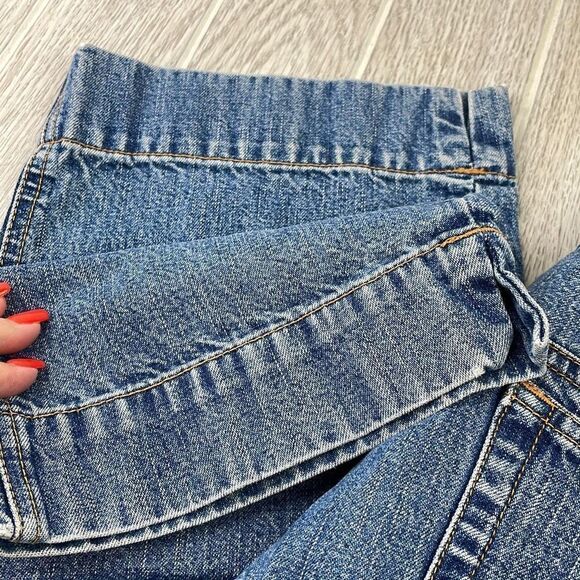 Eddie Bauer Women's Rigid Denim Straight Leg Capri Jeans Blue Size 6 - Picture 3 of 12